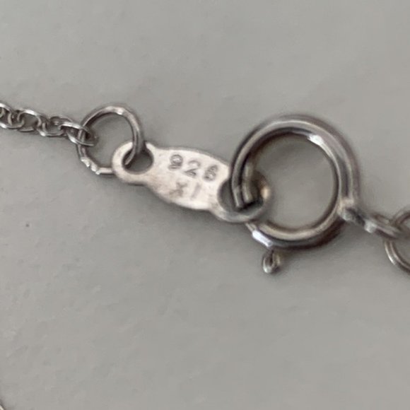 New Black & White Diamond Accent Twist Flame Pendant & Chain in Sterling Silver - Picture 3 of 7